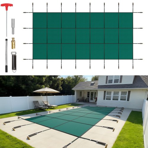 VEVOR Safety Pool Covers - Select Your Configuration - YYCM16X36FTYCG001V0 - view 1