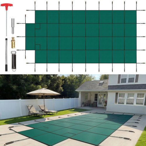 VEVOR Safety Pool Covers - Select Your Configuration - YYCM18X36JZYTYCG1V0 - view 1