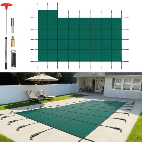 VEVOR Safety Pool Covers - Select Your Configuration - YYCMDY20X40FT8KU3V0 - view 1