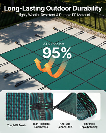 VEVOR Safety Pool Covers - Select Your Configuration - YYCMDZ16X32FTYBM6V0 - view 3