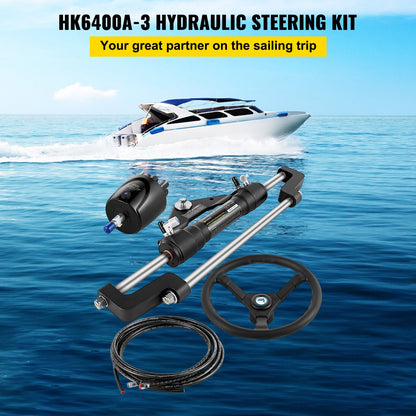 VEVOR Hydraulic Steering - Select Your Configuration - YYDJHK6400A-3TJ10V0 - view 2