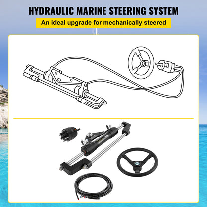 VEVOR Hydraulic Steering - Select Your Configuration - YYDJHK6400A-3TJ18V0 - view 3
