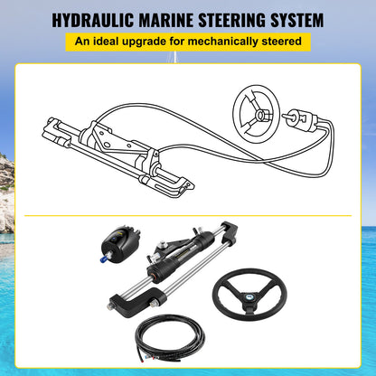 VEVOR Hydraulic Steering - Select Your Configuration - YYDJHK6400A-3TJ22V0 - view 3