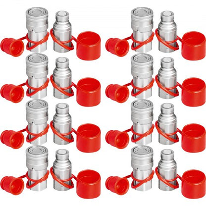 VEVOR Hydraulic Quick Couplers - Select Your Configuration - YYJT0.5X0.5NPT8DZV0 - view 1
