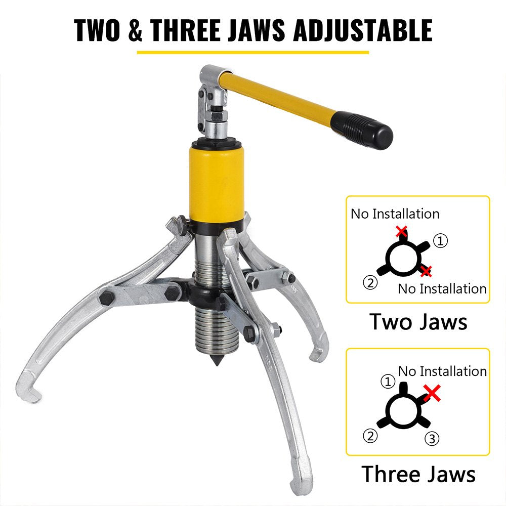 15 Ton Hydraulic Gear/Bearing/Wheel Bearing Puller Separator 2 or 3 Jaws w/ Case - YYLM15TZTS0000001V0 - view 3