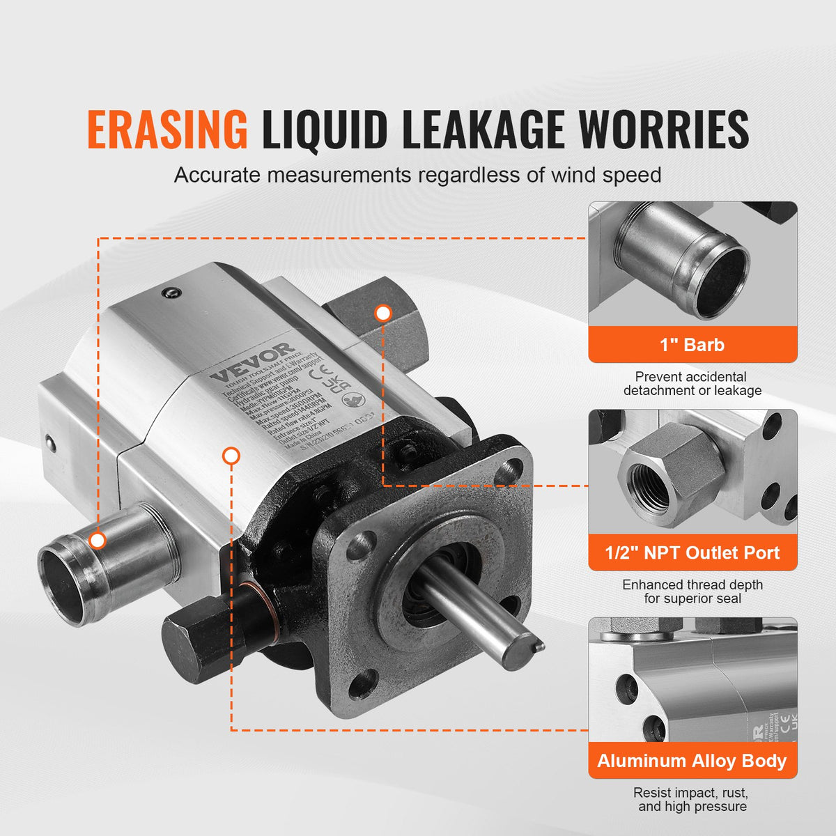VEVOR Hydraulic Gear Pumps - Select Your Configuration - YYPMB11GPM30NG41YV0 - view 3
