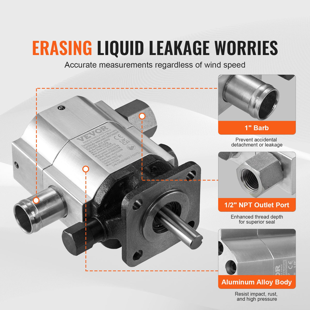 VEVOR Hydraulic Gear Pumps - Select Your Configuration - YYPMB13GPM30I45SJV0 - view 3