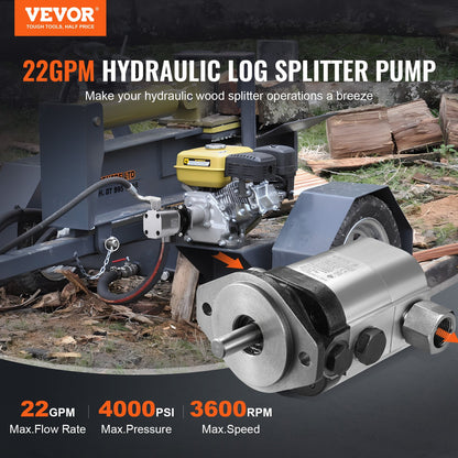 VEVOR Hydraulic Gear Pumps - Select Your Configuration - YYPMB22GPM4003RCQV0 - view 2