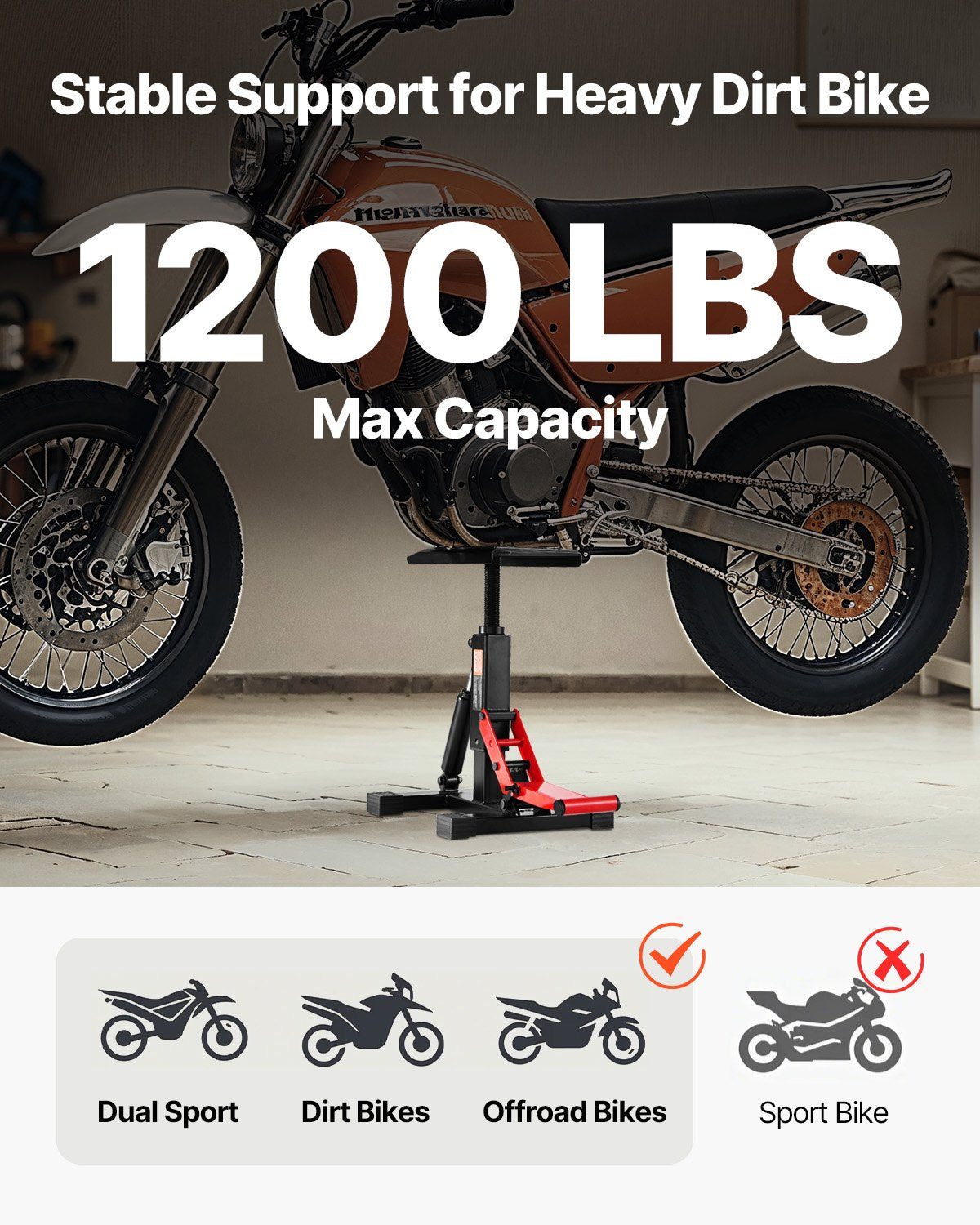 VEVOR Dirt Bike Stand