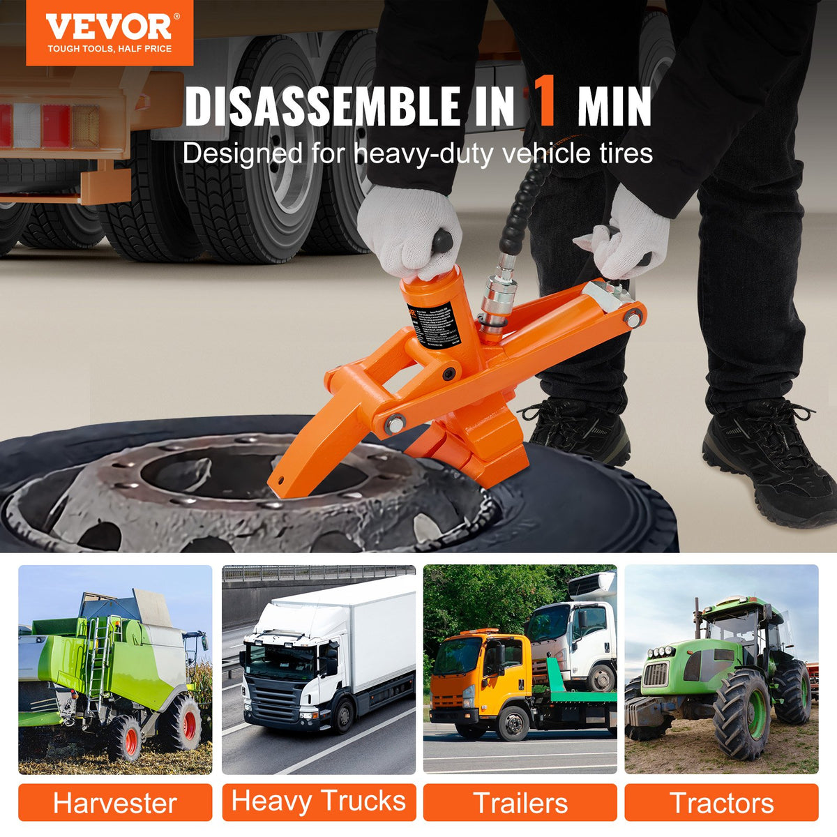 VEVOR Bead Breakers - Select Your Configuration - YYSTQPSJHYYBI068EV0 - view 2