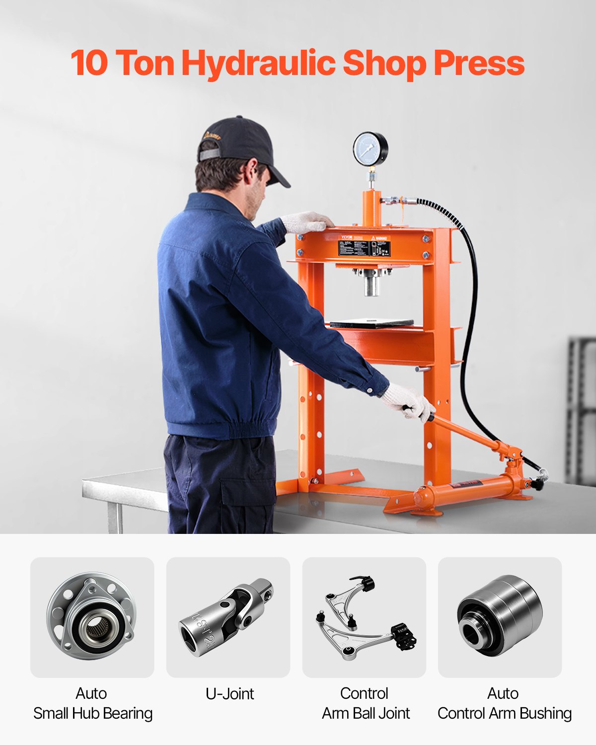 VEVOR Shop Presses - Select Your Configuration - YYYBSQCJYLJTRQRXFV0 - view 2