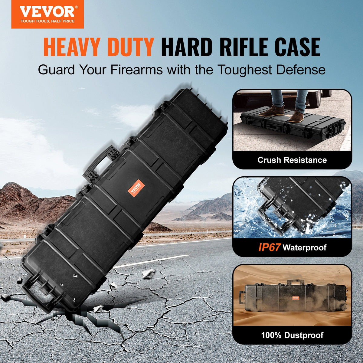 VEVOR Hard Gun Cases - Select Your Configuration - YZBQH50YCS00HW3VVV0 - view 2