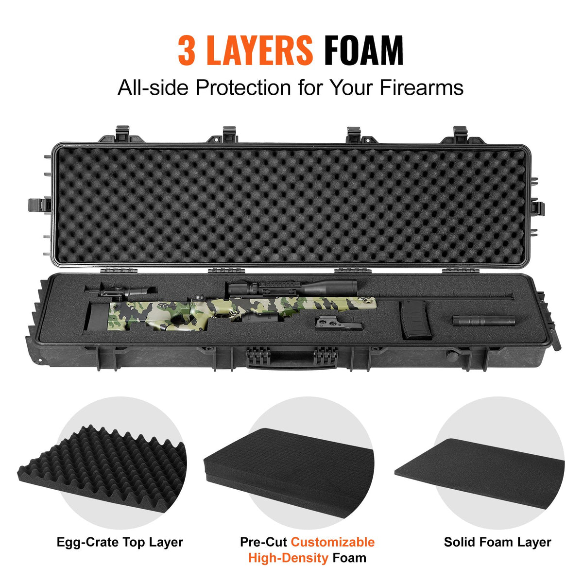 VEVOR Hard Gun Cases - Select Your Configuration - YZBQH50YCS00HW3VVV0 - view 3