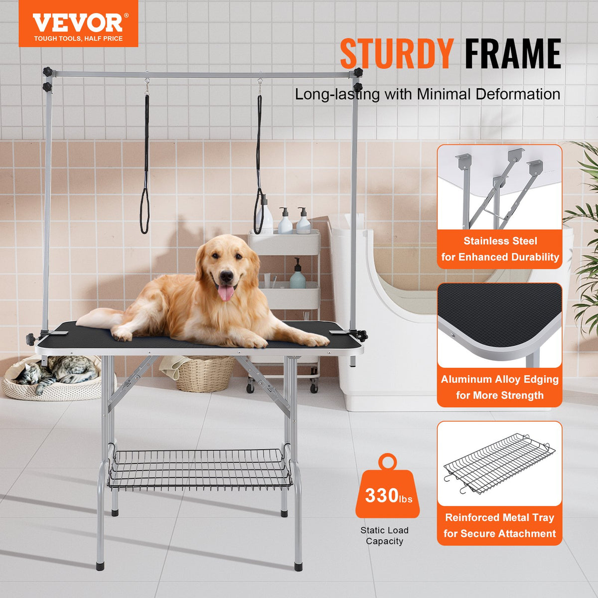 VEVOR Pet Grooming Table - Select Your Configuration - ZDMRZ46INCH0I6658V0 - view 2