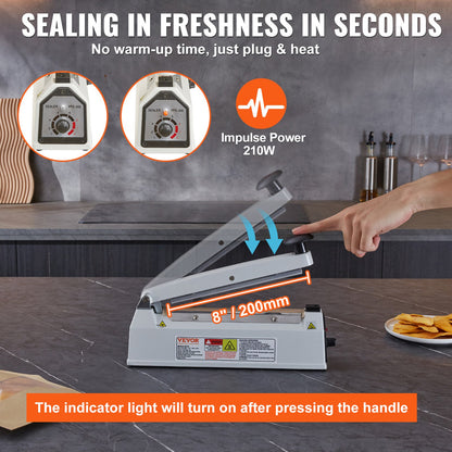 VEVOR Heat Crimp Sealer - Select Your Configuration - ZDSFKJLQ8INCF640GV5 - view 3