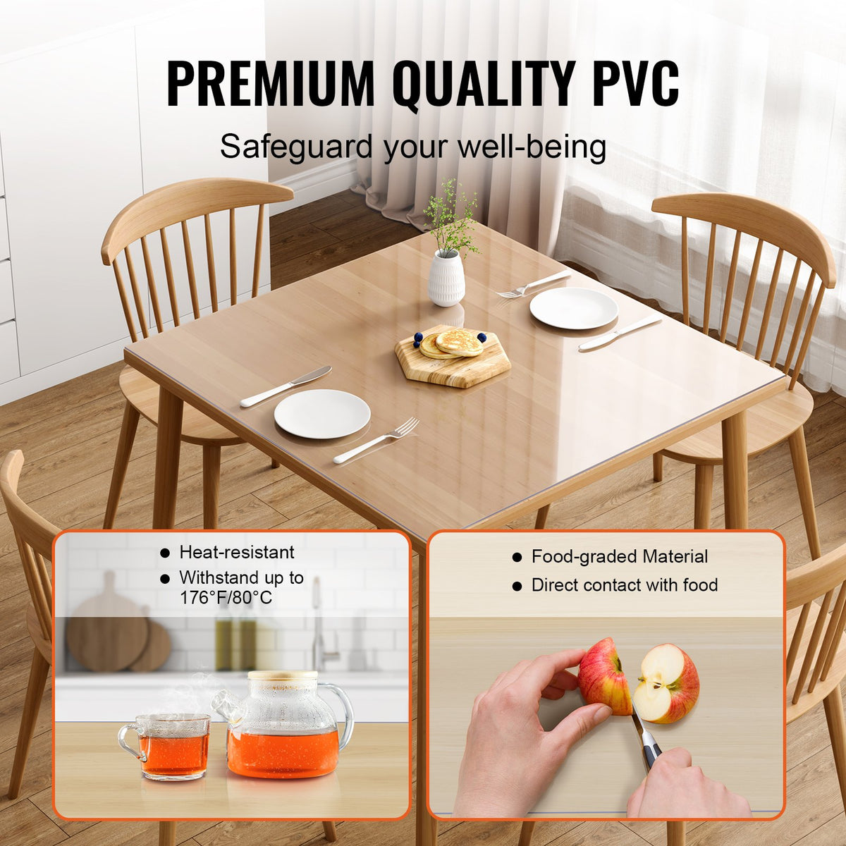 VEVOR PVC Table Protector - Select Your Configuration - ZFXZBYCTMSPVCXGPMV0 - view 3