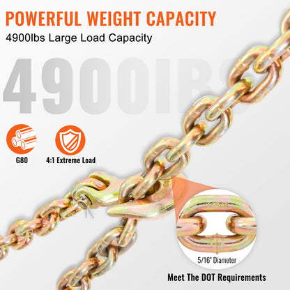 VEVOR Tow Chain - Select Your Configuration - ZGTLJZMGDXZYJUZEDV0 - view 3