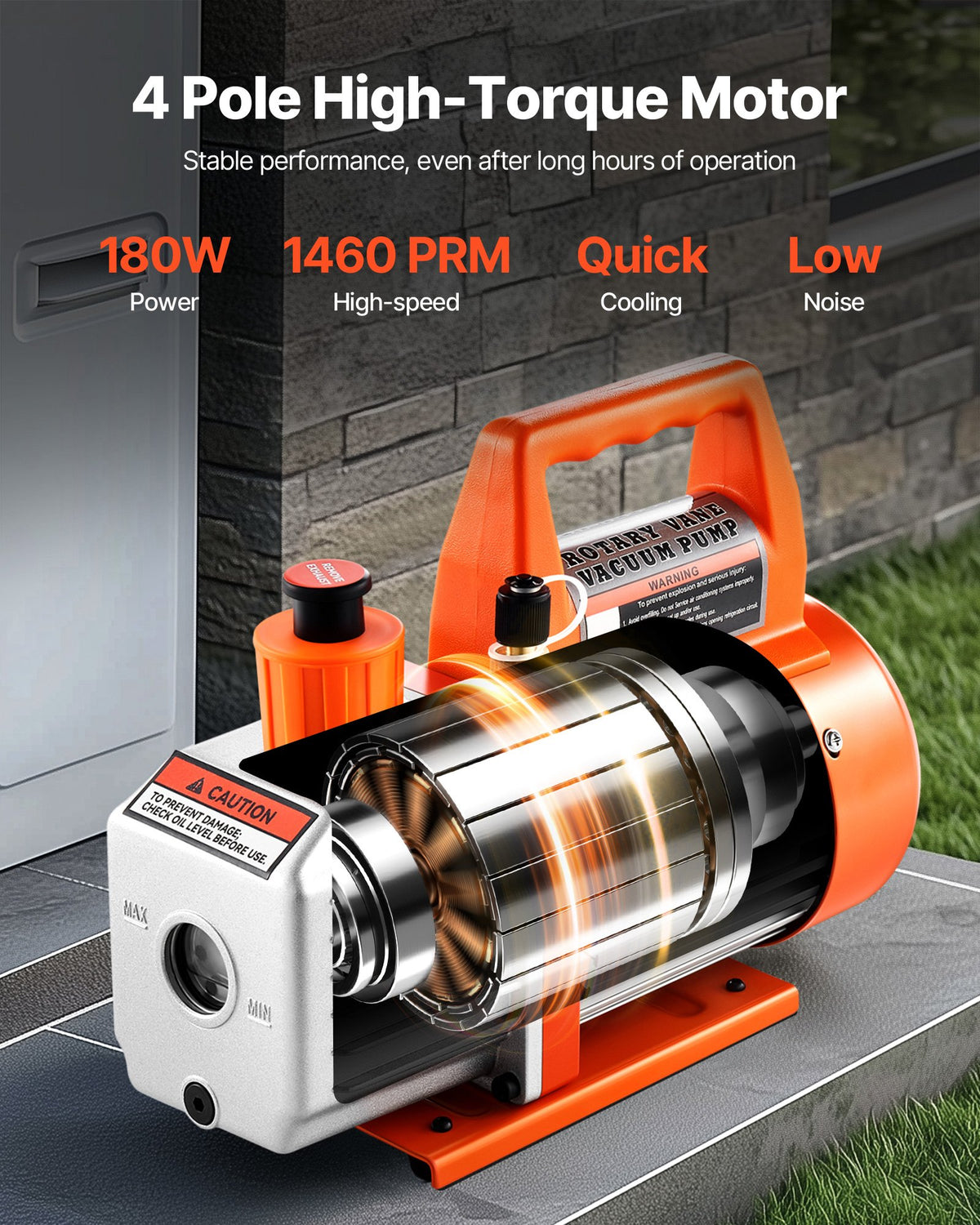 VEVOR A/C Vacuum Pumps - Select Your Configuration - ZKBLJLXDJ14H2AT7K001V1 - view 3