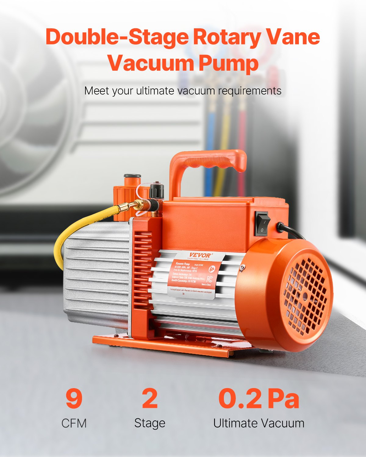 VEVOR A/C Vacuum Pumps - Select Your Configuration - ZKBLJSJ1HP9C7WKFNV1 - view 2