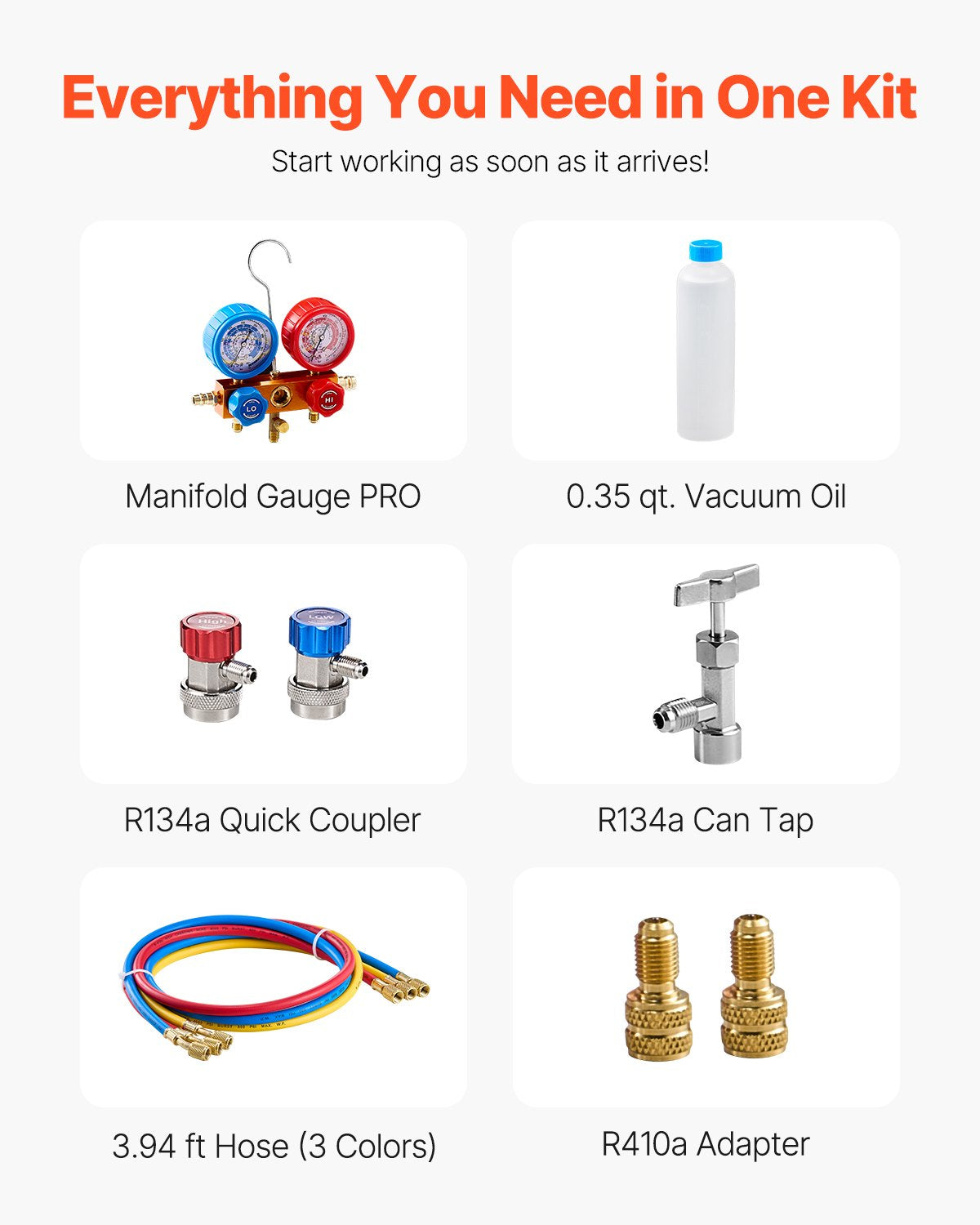 VEVOR A/C Vacuum Pumps - Select Your Configuration - ZKBZKBTZDJ14XDVMKV1 - view 3