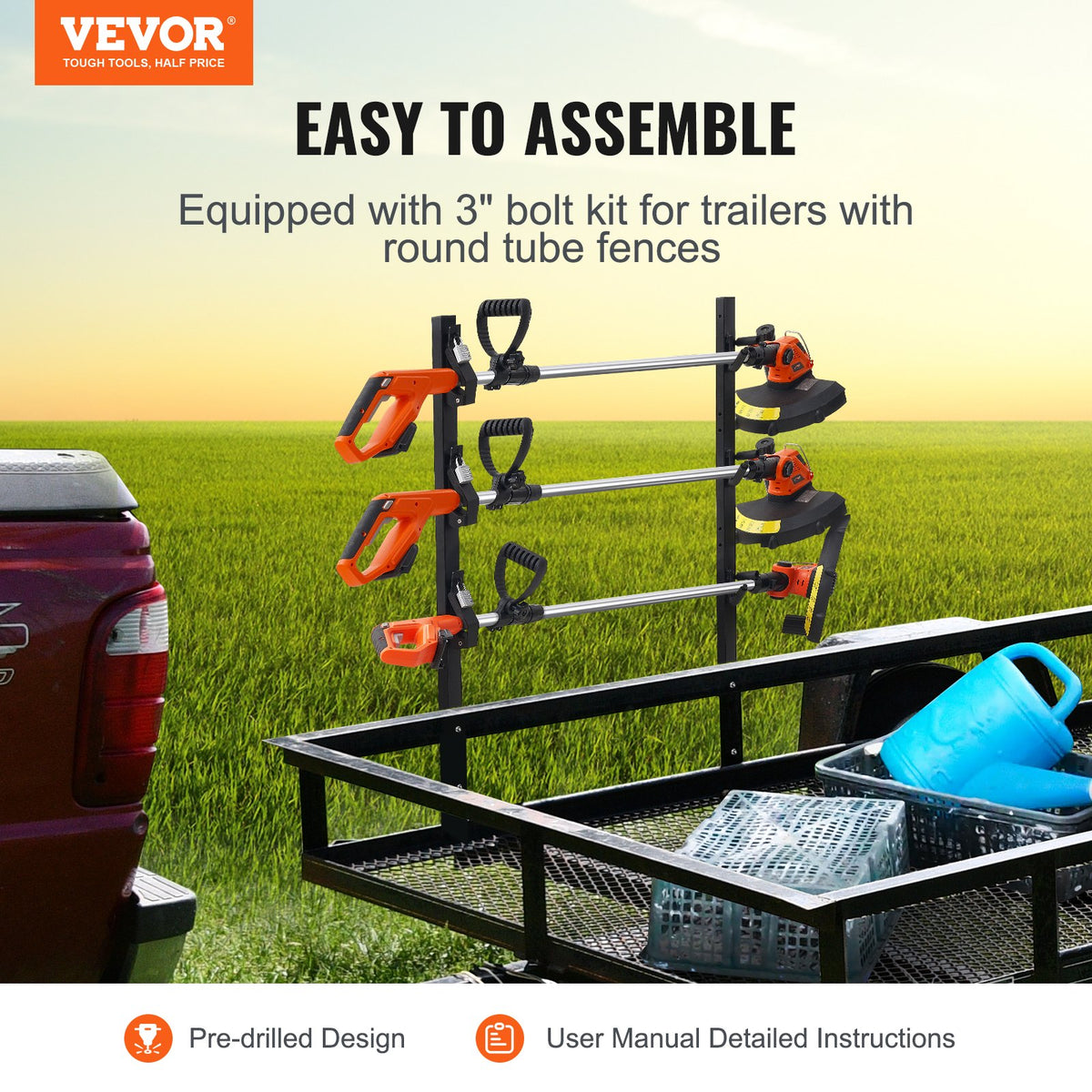 VEVOR Trimmer Rack - Select Your Configuration - ZLSDCJGJ3000VHDC7V0 - view 2