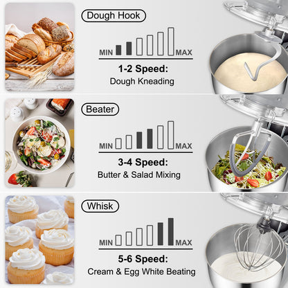 VEVOR Stand Mixer - Select Your Configuration - ZRLLSJBJHHDFJRBTRV1 - view 3
