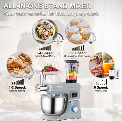 VEVOR Stand Mixer - Select Your Configuration - ZRLLSJBJLSDFJR1CDV1 - view 3