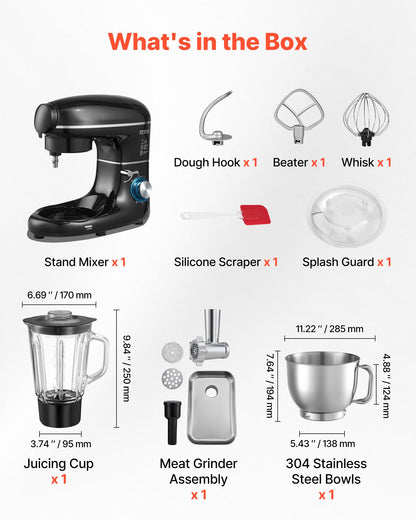 VEVOR Stand Mixer - Select Your Configuration - ZRLTMSJBJHS6K8MXAV1 - view 3