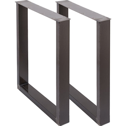 VEVOR Square Steel Table Legs, 28x23 in, Set of 2 - view 1