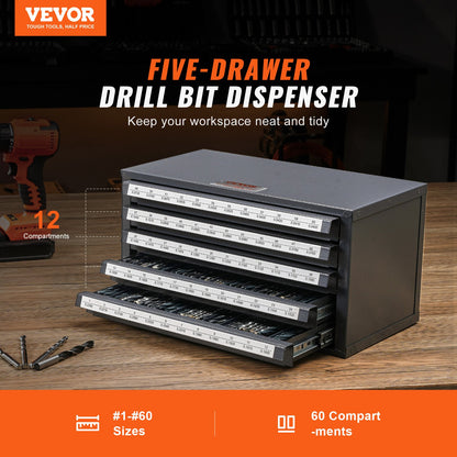 VEVOR Drill Organizer Cabinet - Select Your Configuration - ZTFPGJX1D60WON2CZV0 - view 2