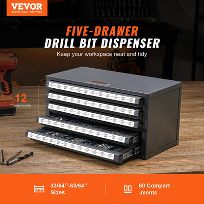 VEVOR Drill Organizer Cabinet - Select Your Configuration - ZTFPGJX3364D1XNGFV0 - view 2