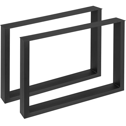 VEVOR Square Steel Table Legs, 90x72 cm, Set of 2 - view 3