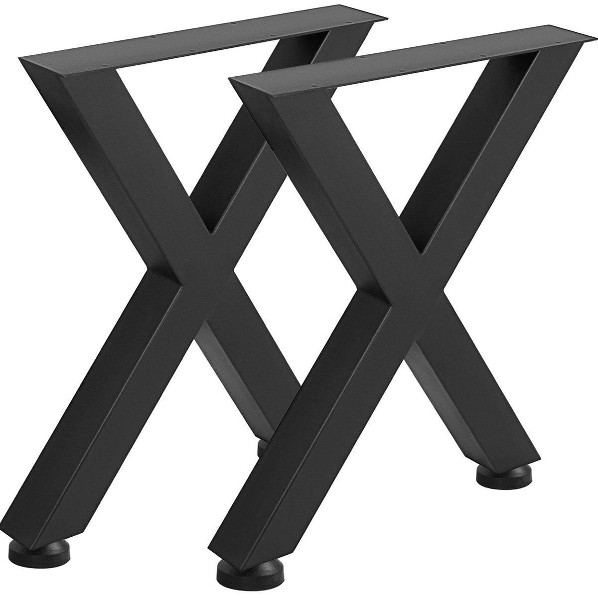 VEVOR X-Shape Steel Table Legs, 28x24 in, Set of 2 - view 3
