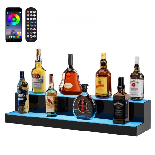 VEVOR Liquor Bottle Display Shelf - Select Your Configuration - ZTXJPLED230RFHXG3V1 - view 1