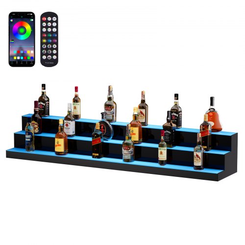 VEVOR Liquor Bottle Display Shelf - Select Your Configuration - ZTXJPLED360RFCM56V1 - view 1