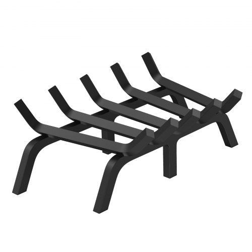 VEVOR Fireplace Log Grate, 24 inch Heavy Duty Fireplace Grate with 6 Support Legs, 3/4’’ Solid Powder-coated Steel Bars, Log Firewood Burning Rack Holder for Indoor and Outdoor Fireplace - ZTXYMP34X3424Y84PV0 - view 1