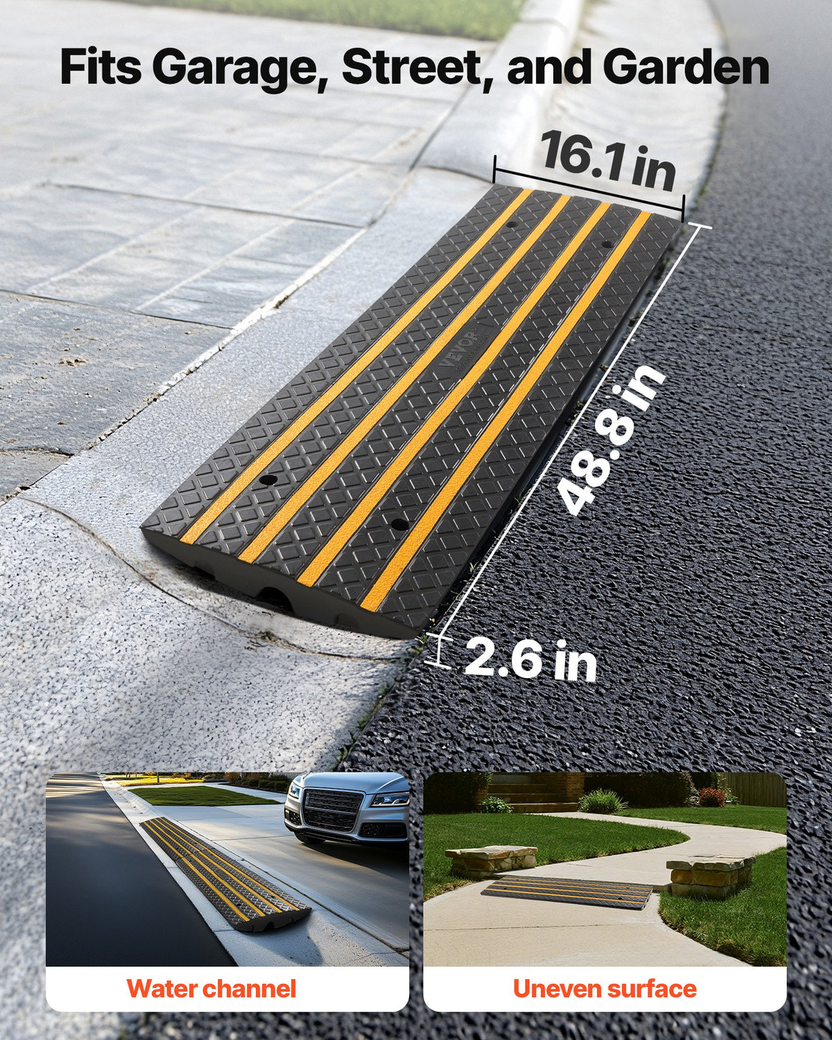 VEVOR Curb Ramps - Select Your Configuration - ZXDBLYPD488XNDJJG001V0 - view 3