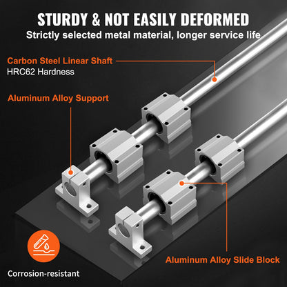 VEVOR Linear Guide Rail - Select Your Configuration - ZXH16MM1000MMWXUNV0 - view 3