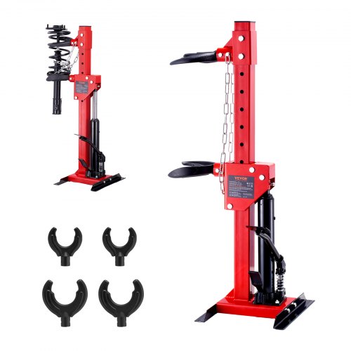 VEVOR Strut Spring Compressor, 4.5 Ton/9920 LBS Hydraulic Jack Capacity, 1 Ton Rated Compression Force, Auto Strut Coil Spring Compressor Tool, Hydraulic Spring Compressor for Strut Spring Removing - ZXJZDHCZQJTYYH9F2V0 - view 1