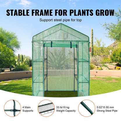 VEVOR Portable Greenhouses - Select Your Configuration - ZXJZWSFMTCGLSKFP5V0 - view 3