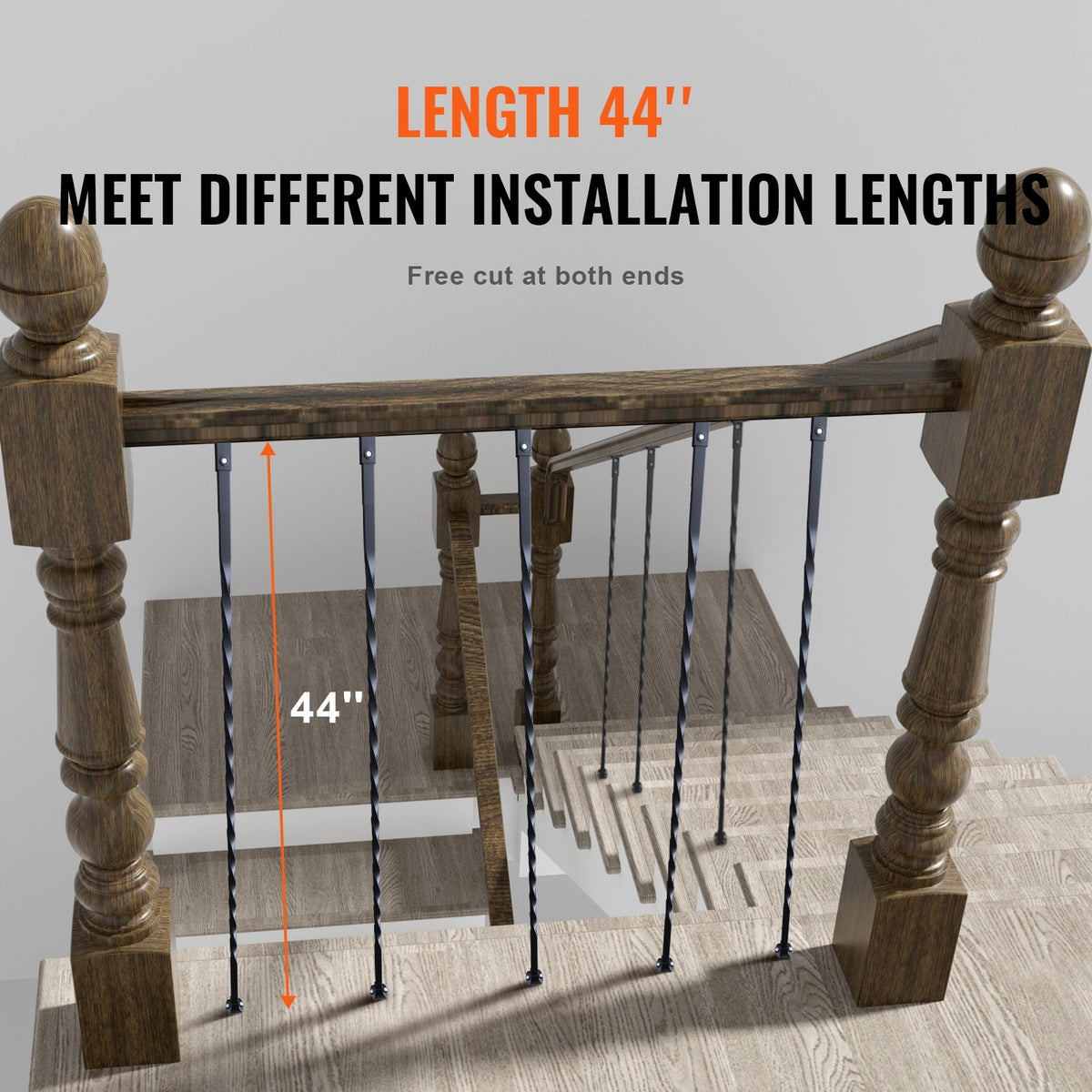 VEVOR Balusters & Spindles - Select Your Configuration - ZXKLGZ10G44YH4VC6V0 - view 3