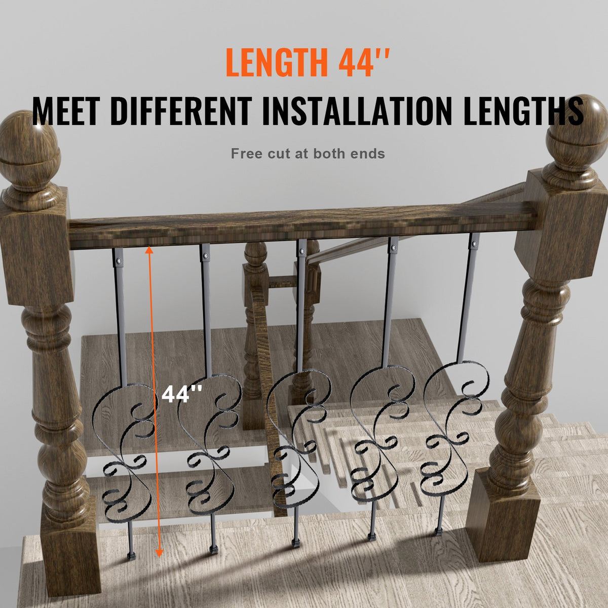 VEVOR Balusters & Spindles - Select Your Configuration - ZXKLGZ5G44YCUP3IFV0 - view 3