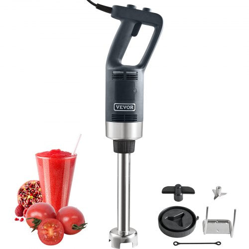 VEVOR Commercial Immersion Blender, 750W 12" Heavy Duty Hand Mixer, Variable Speed Kitchen Stick Mixer with 304 Stainless Steel Blade, Multi-Purpose Portable Mixer for Soup, - ZXSCJBQYCBSDJVG6KV1 - view 1