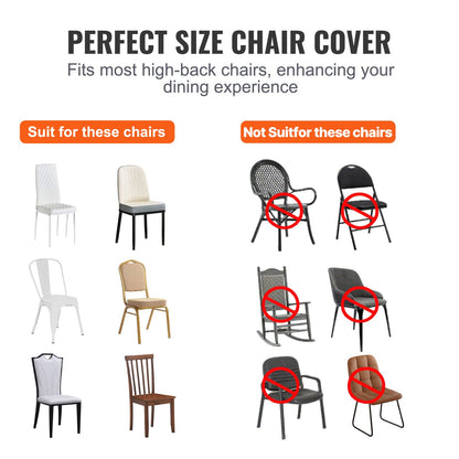 VEVOR Chair Slipcovers - Select Your Configuration - ZYT150PCSBSQB0001V0 - view 3