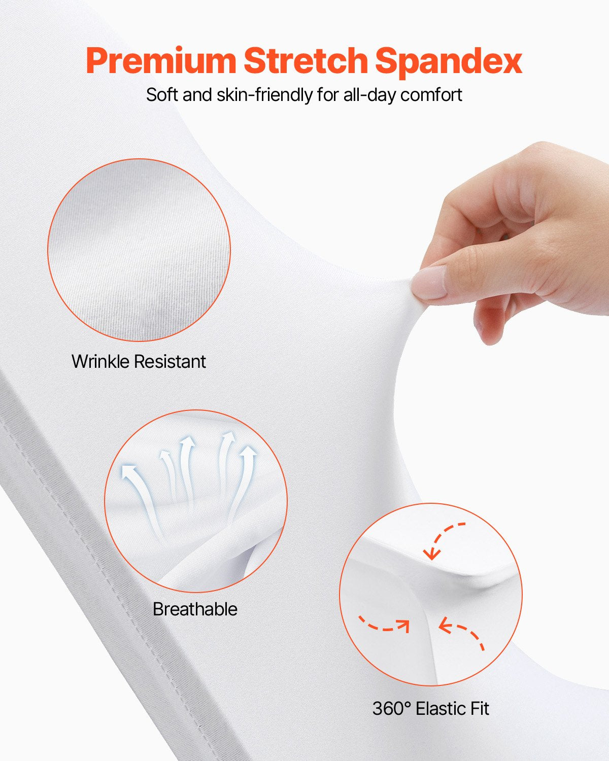 VEVOR Chair Slipcovers - Select Your Configuration - ZYTBS132033CMG7X0V0 - view 3