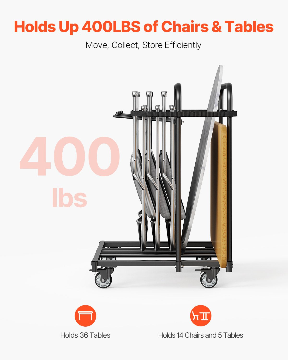 VEVOR Chairs Carts - Select Your Configuration - ZYTCYCHS36GZXQS7ZV0 - view 2