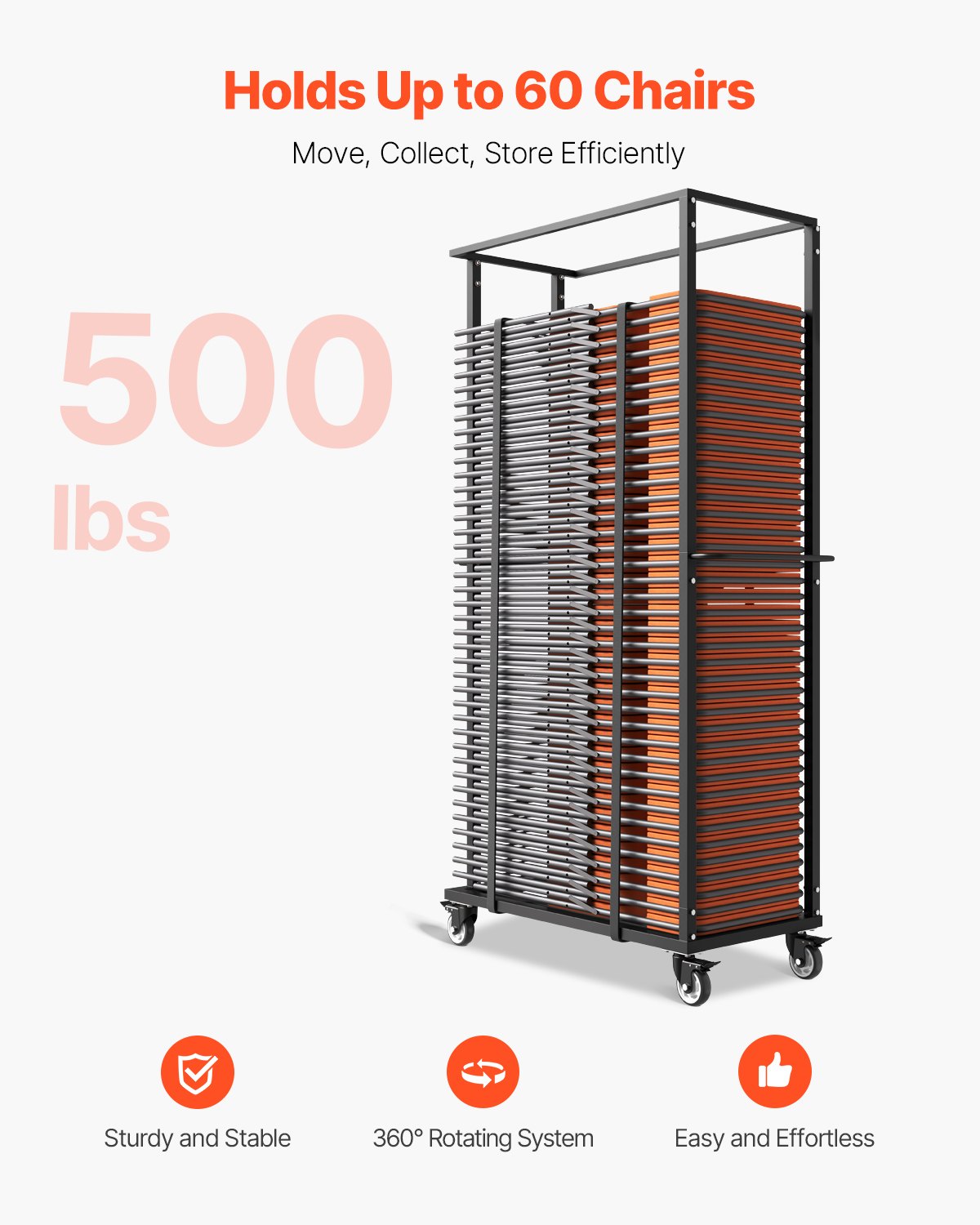 VEVOR Chairs Carts - Select Your Configuration - ZYTCYCHS60GJI310JV0 - view 2