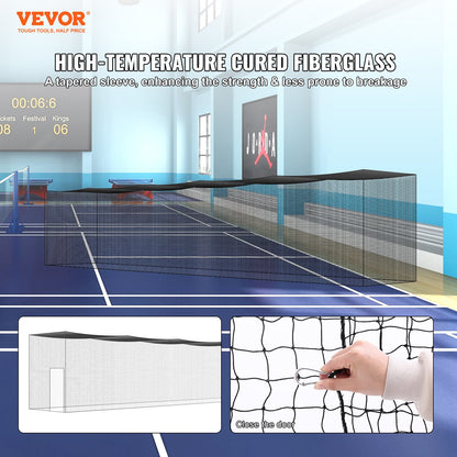 VEVOR Baseball Batting Netting, Professional Softball Baseball Batting Hitting Training Net, Practice Portable Pitching Cage Net with Door & Carry Bag, Heavy Duty Enclosed PE - ZYW70YC00000EYEXCV0 - view 2