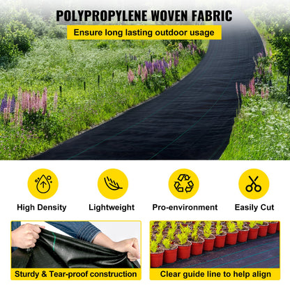 VEVOR PP Weed Barrier Fabric and Others - Select Your Configuration - ZZZP6X300YC3.2OZ1V0 - view 3