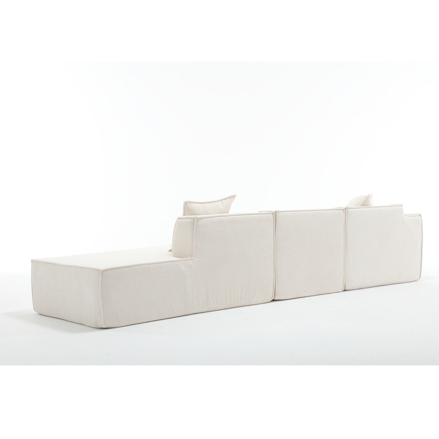 [VIDEO PROVIDED] Modular combination living room sofa set, modern minimalist sofa, free installation sofa, L-shaped, Ita image 8